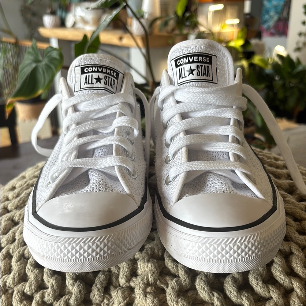 Converse Women’s Crochet White All Star Sneakers